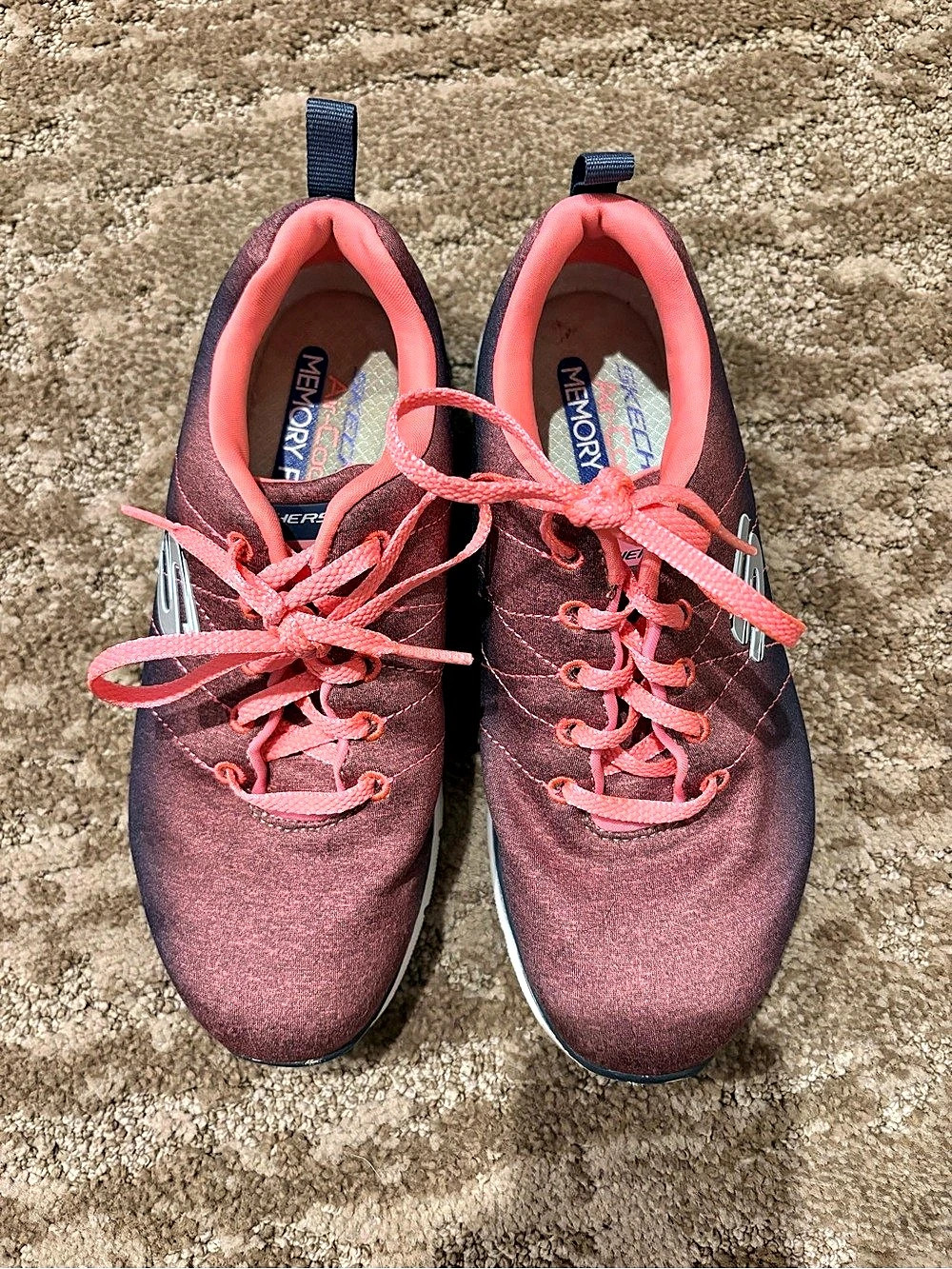 Skechers Work Women's Pink & Black Sneakers